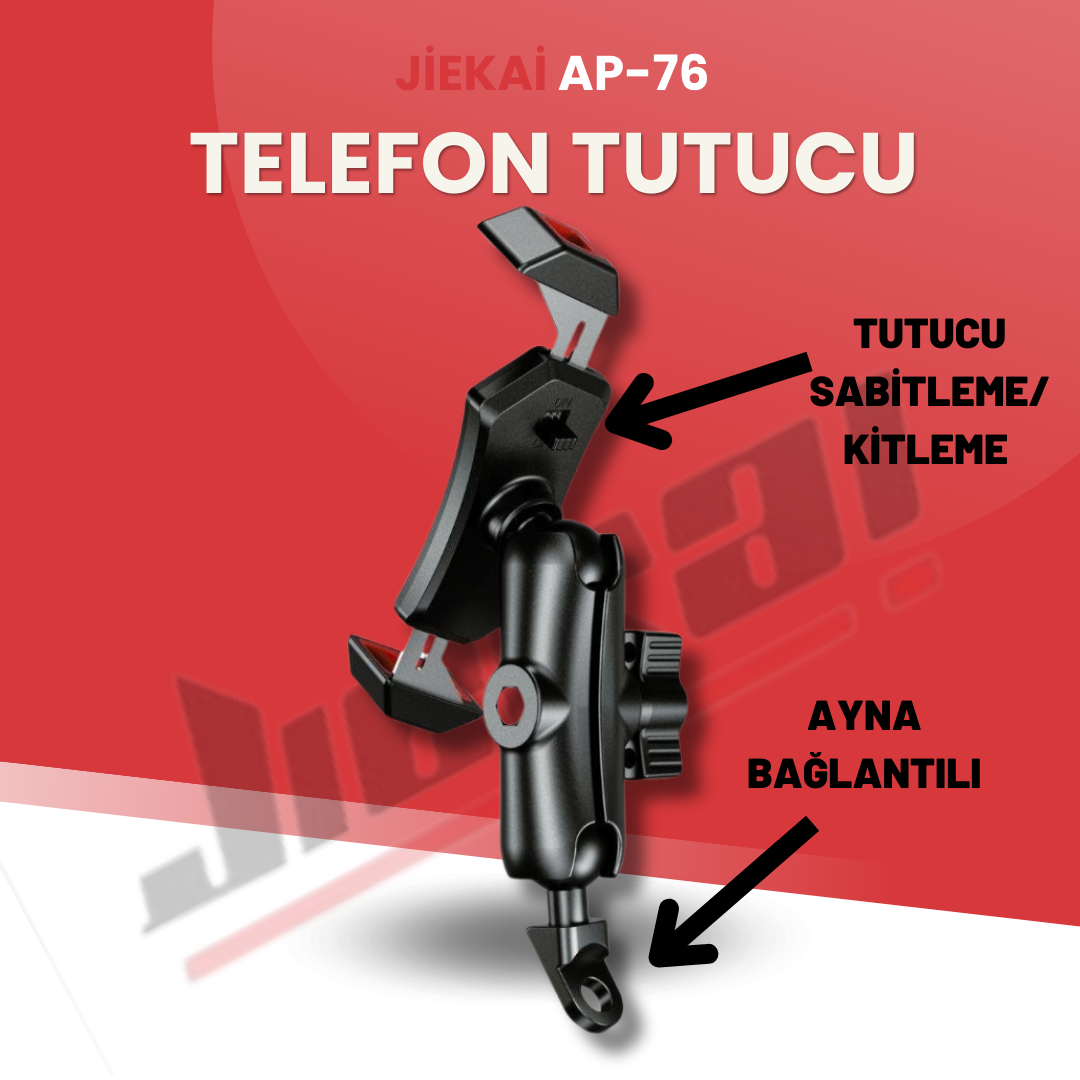 JİEKAİ AP-76 AYNA BAĞLANTILI TELEFON TUTUCU