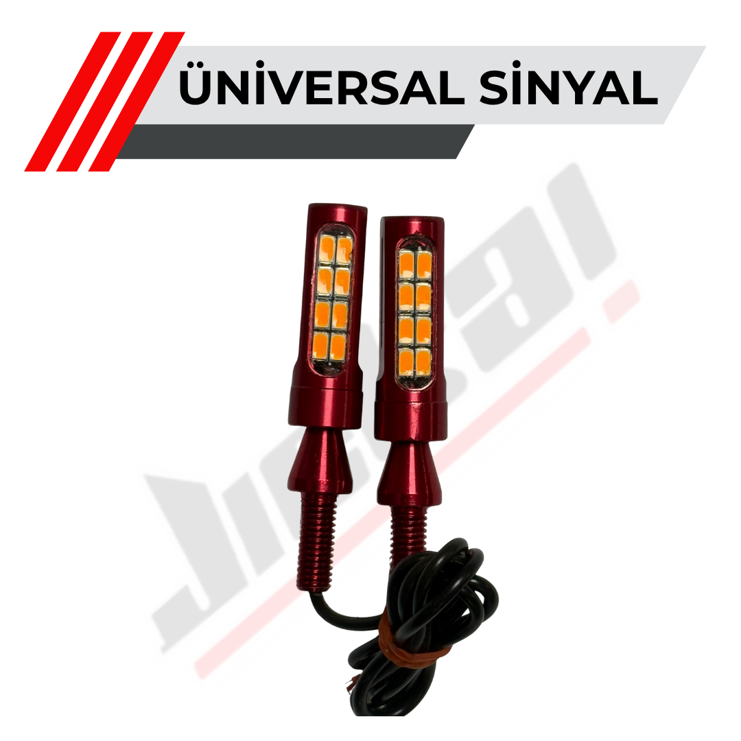 JİEKAİ TS64 ÜNİVERSAL LED SİNYAL MOTOSİKLET *SARI*