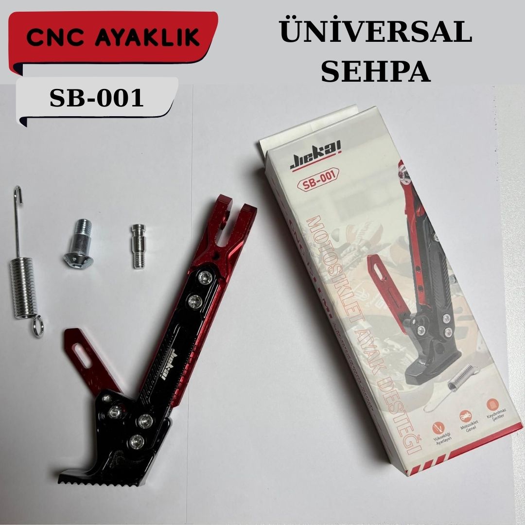 SB-001 * KIRMIZI *  ÜNİVERSAL CNC YAN SEHPA AYAKLIK 