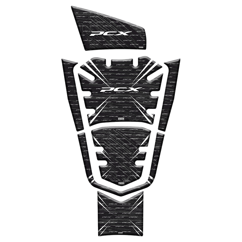 HONDA PCX 2021 UYUMLU TANK PAD ( GRİ-SİYAH )