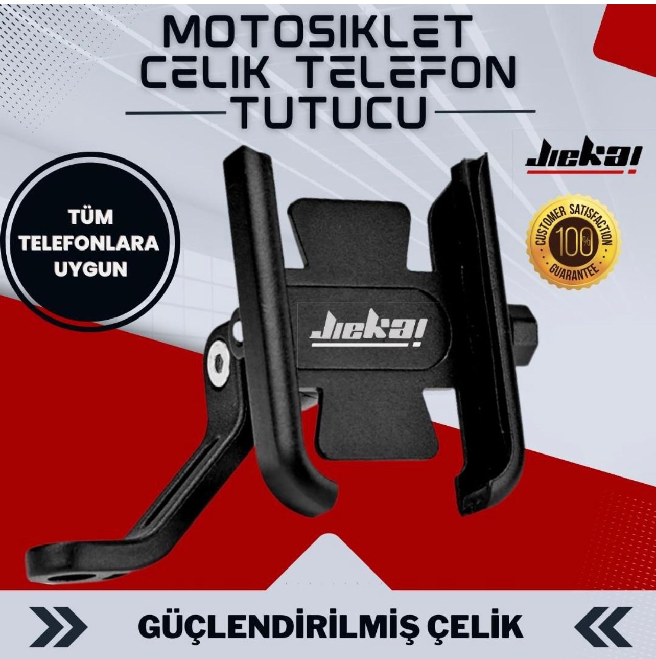 MOTOSİKLET AYNA APARATLI TELEFON TUTUCU