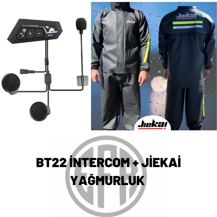 JİEKAİ YAĞMURLUK    BT22 İNTERCOM