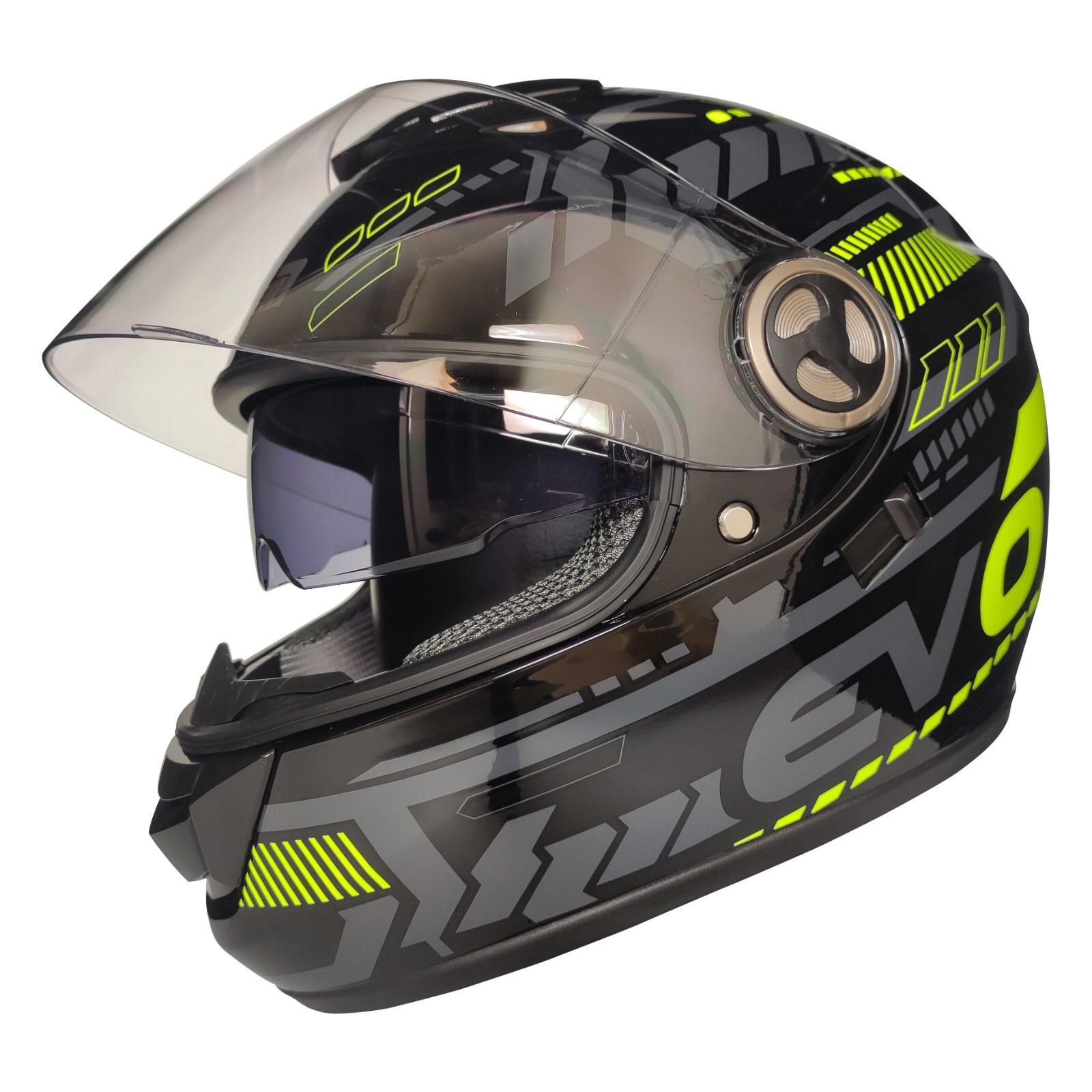 FreeM full face kask siyah cam  EVO SARI