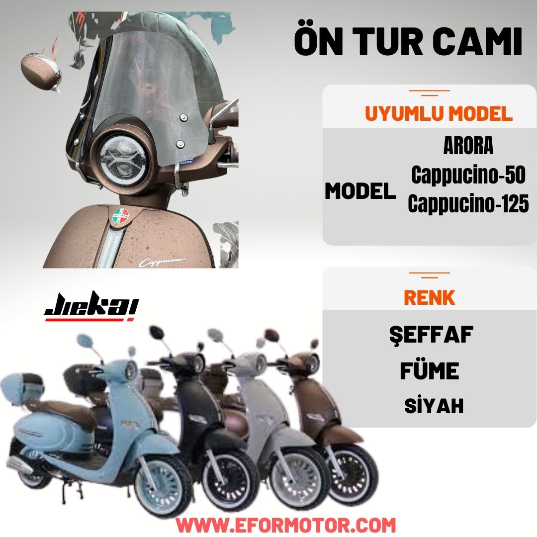 ARORA CAPPUCİNO KISA ÖN CAM FÜME