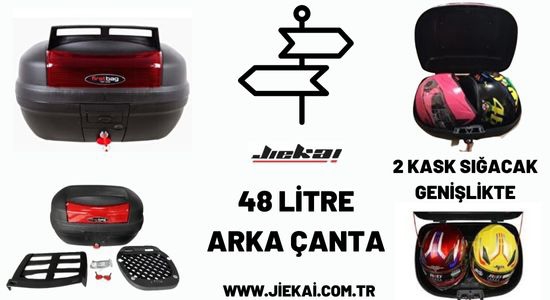 MOTOSİKLET ARKA ÇANTA 48 LT