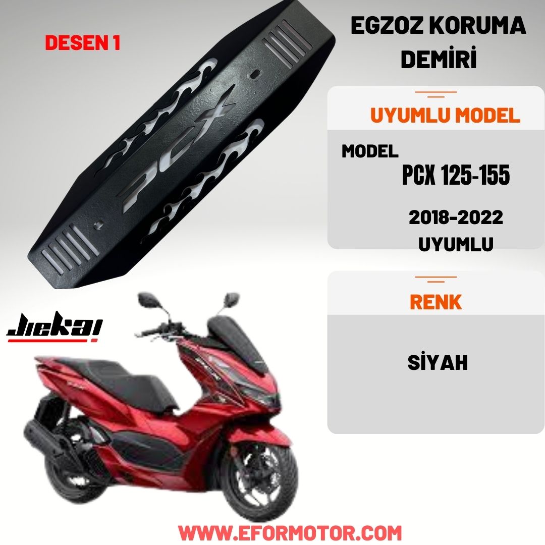 HONDA PCX 125-150 EGZOZ KORUMA DEMİRİ 2018-2022 DESEN 1