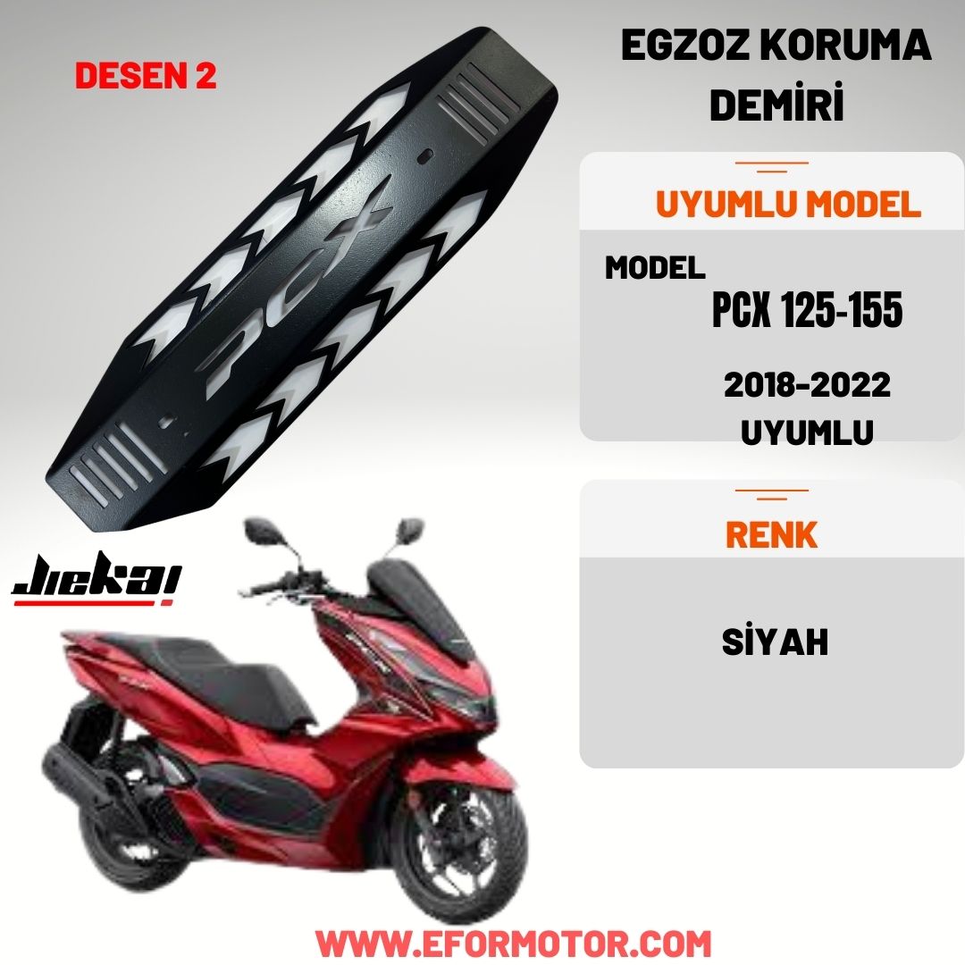 Honda PCX 125-155 EGZOZ KORUMA DEMİRİ 2018-2022 DESEN 2