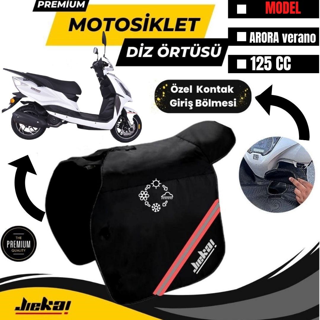 ARORA VERANO 125 DİZ ÖRTÜSÜ ÖZEL KALIP JİEKAİ