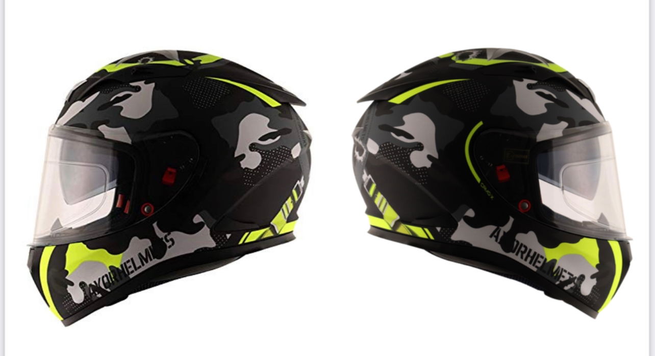 AXOR STREET CAMO FULL FACE KASK