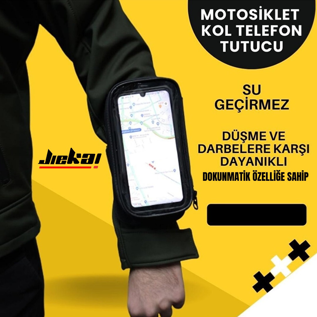 Motosiklet Kola Takılan Telefon Tutucu Kol Telefon Tutucu Su Geçirmez 6.7