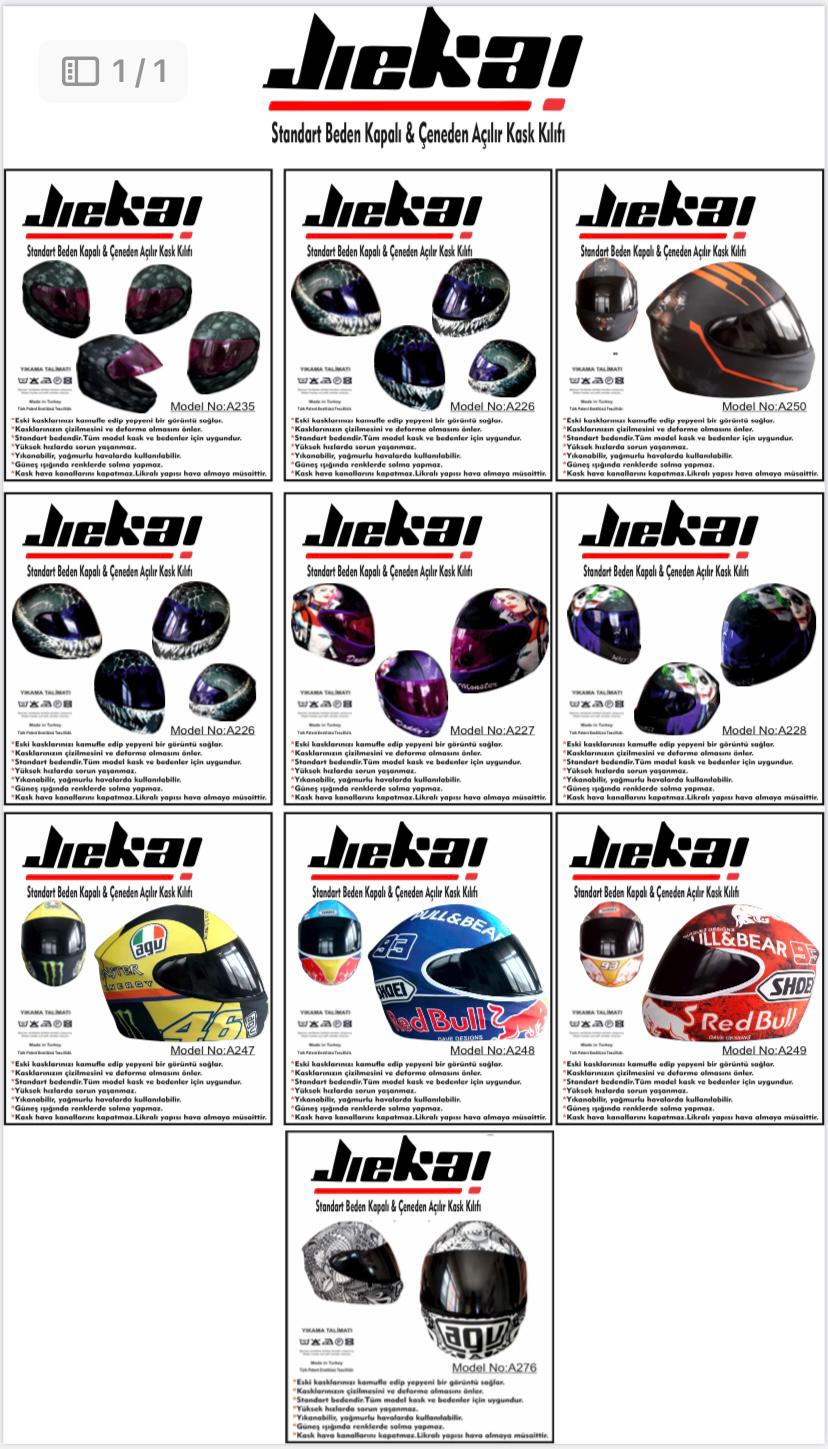 KASK KILIFI STANDART BEDEN