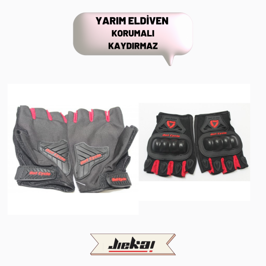 DT YARIM ELDİVEN KIRMIZI