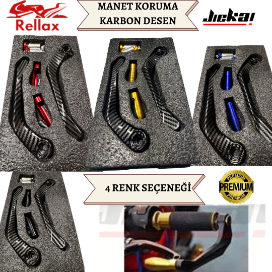 MANET KORUMA ÜNİVERSAL MODEL 4 RENK KARBON DESEN