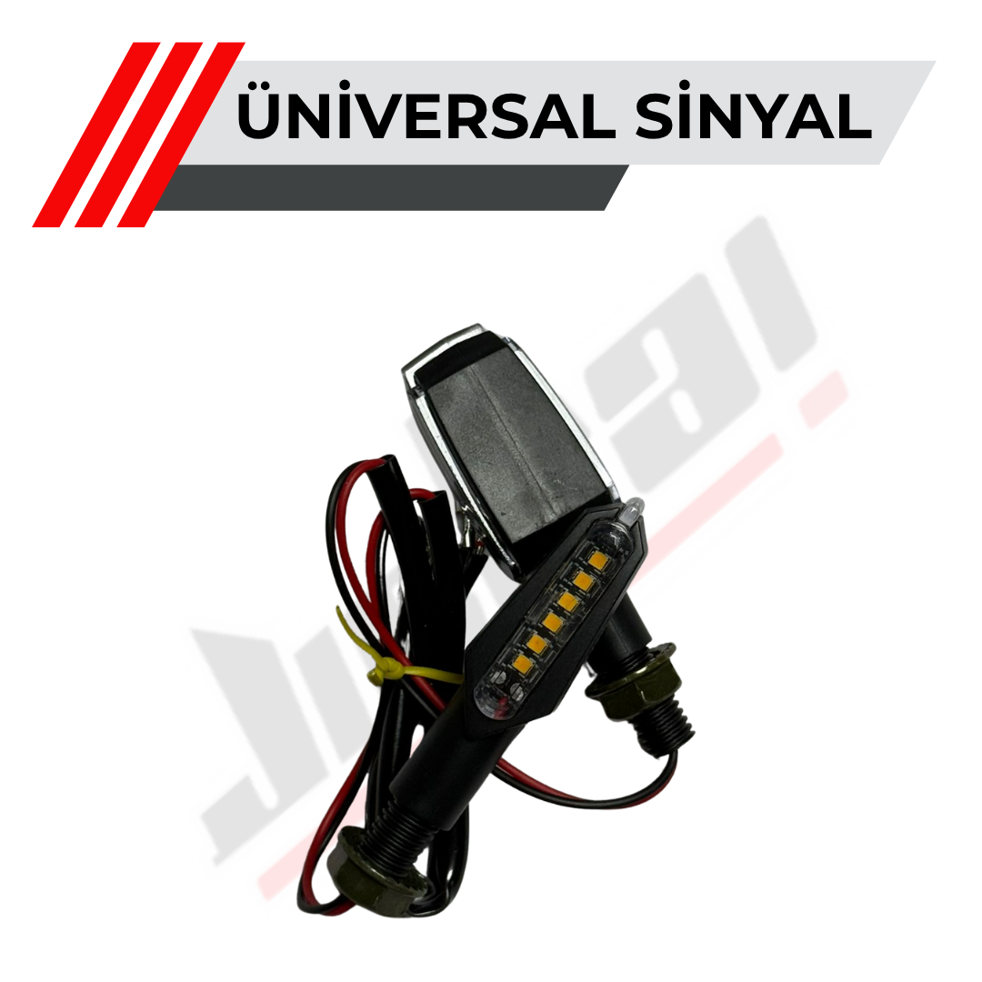 JİEKAİ TS21 ÜNİVERSAL LED SİNYAL MOTOSİKLET *SARI*