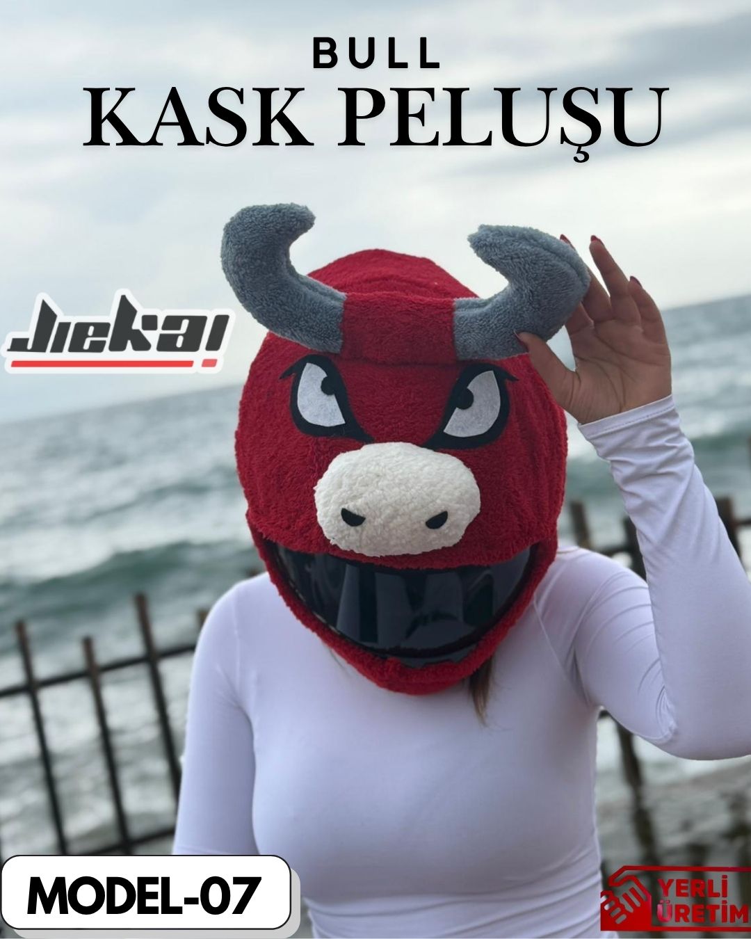 MODEL-07 KASK PELUŞU TEK EBAT BULL