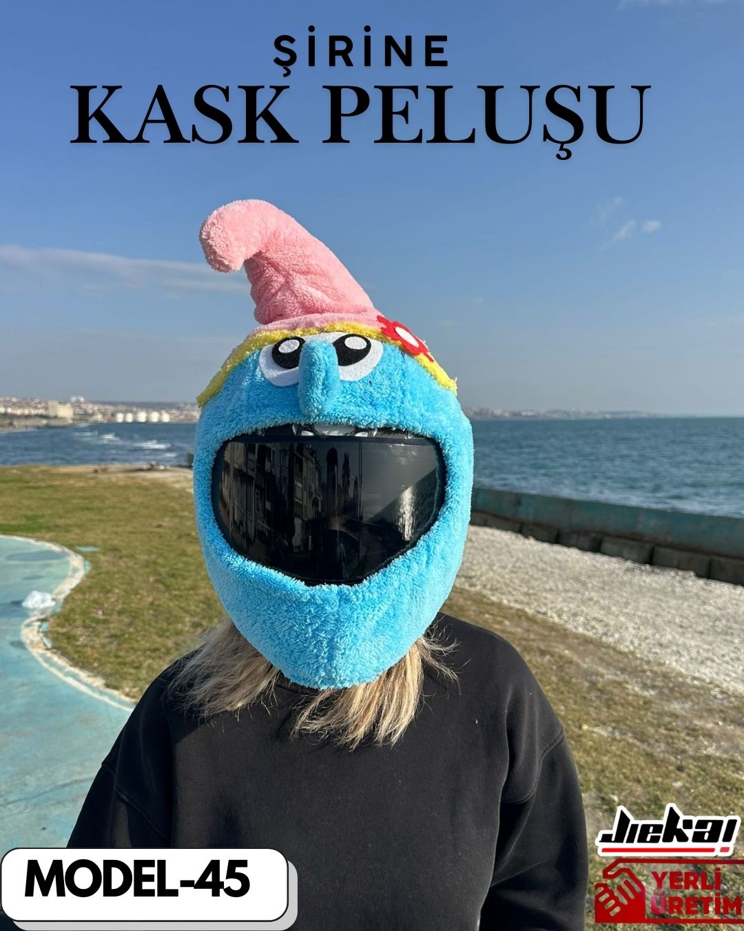 MODEL-45 KASK PELUŞU TEK EBAT ŞİRİNE