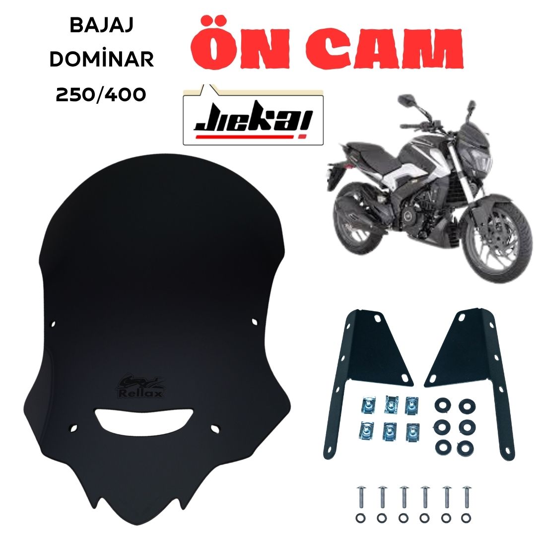 BAJAJ DOMİNAR 250/400 2017-2024 TUR CAMI *FÜME* 48 CM *APARATLI*