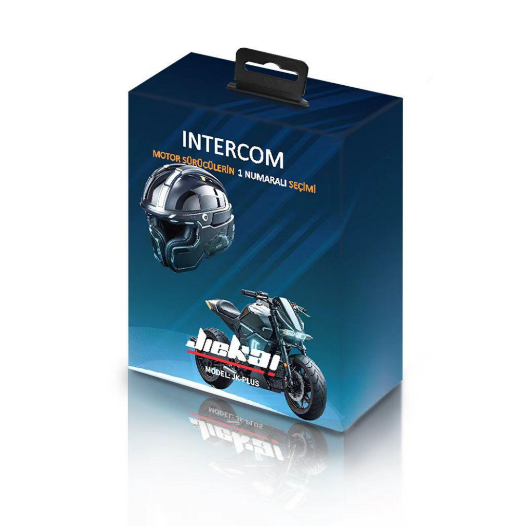 JİEKAİ JK-1000-PLUS  İNTERKOM SİYAH ( RENKLİ KAPAKLAR HEDİYE )