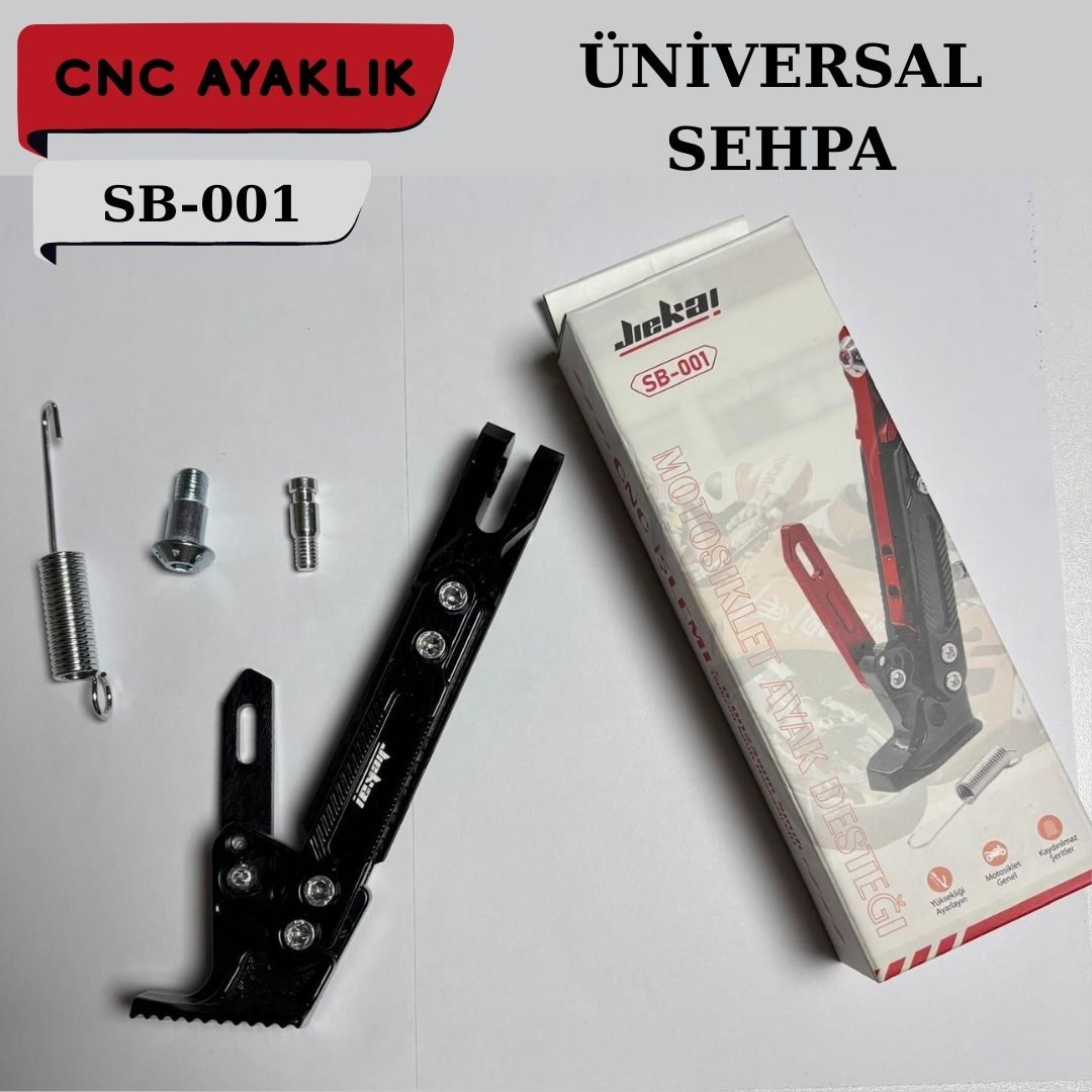 SB-001 * SİYAH *  ÜNİVERSAL CNC YAN SEHPA AYAKLIK