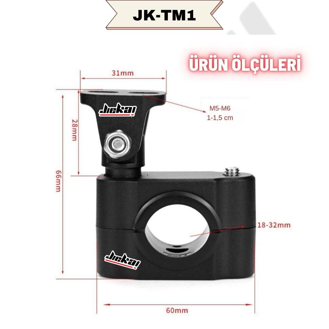 JİEKAİ JK-TM1  ÜNİVERSAL SİS FAR AYAK ( ADET FİYATIDIR )