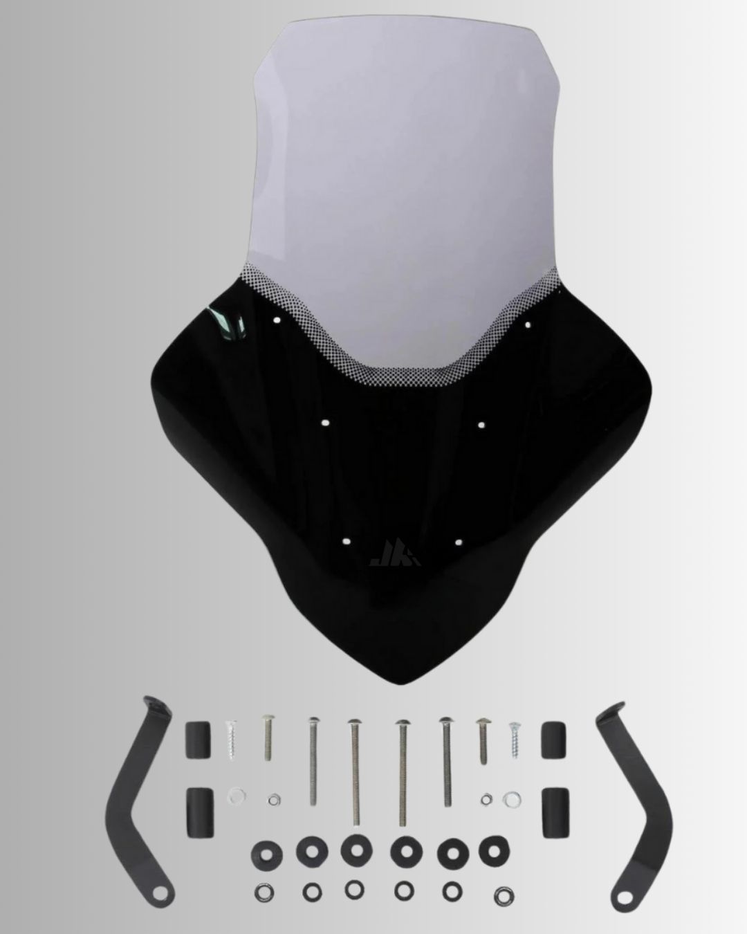 Yamaha NMAX 125 / 155 2021-2025 Uyumlu Elcikli Tur Camı ŞEFFAF